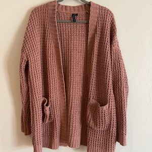 Pinkish cream cardigan